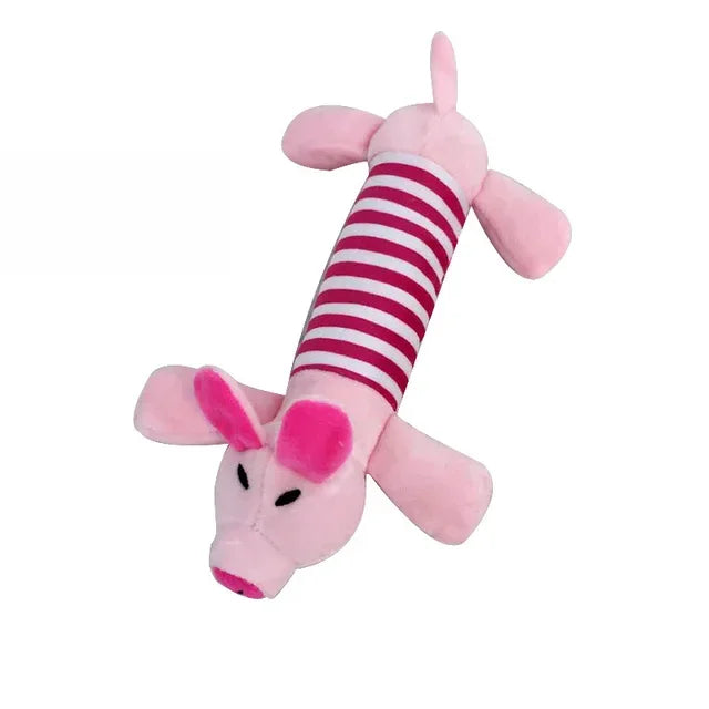 Pet Dog Cat Toy Teddy Blonde Sound Cute Funny Fleece Durability Chew Molar Toy Teething and Bite Resistant Products