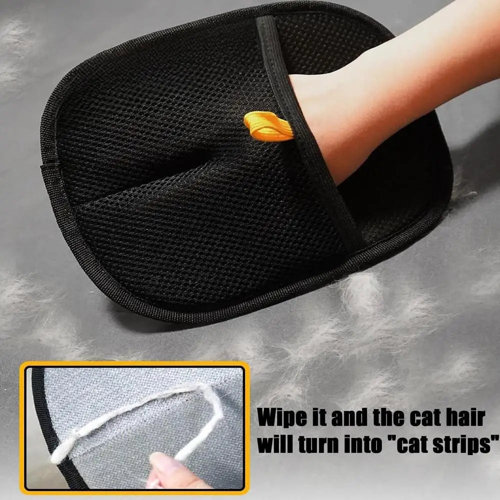 Pet cat Grooming Gloves Static Dedusting Brush Pet Hair Remover Brush Removing Dog Cat Hair From Sofa Carpet Clothes