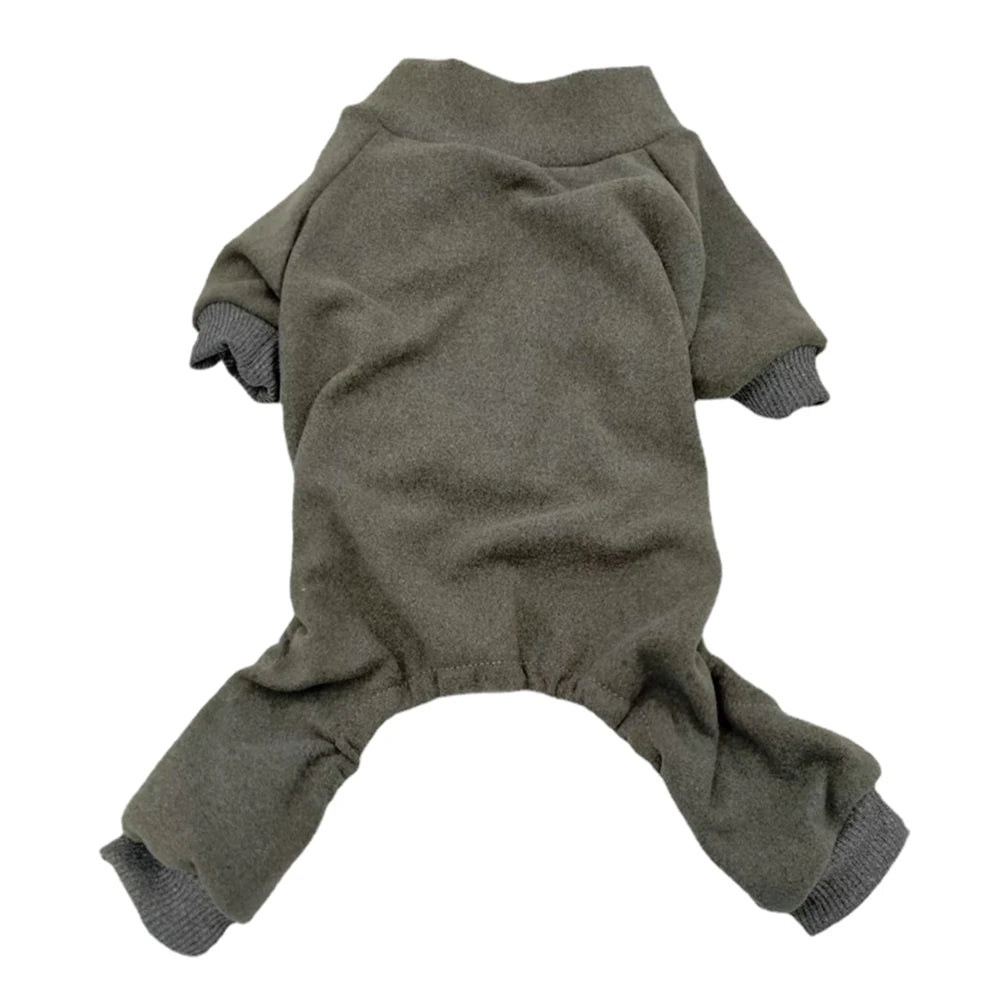Dog Cat Jumpsuit Pajama Winter Dog Clothes Pet Puppy Tracksuit Cat Puppy Chihuahua Pomeranian Nightshirt Pants