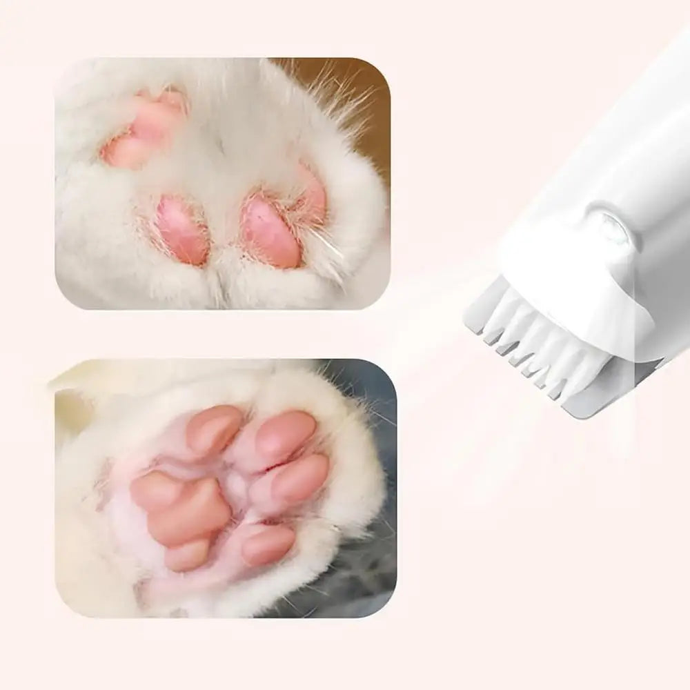 Dog Paw Trimmer with LED Light Fully Waterproof Pet Hair Trimmer with LED Display Dog Clippers for Grooming Daily supplies