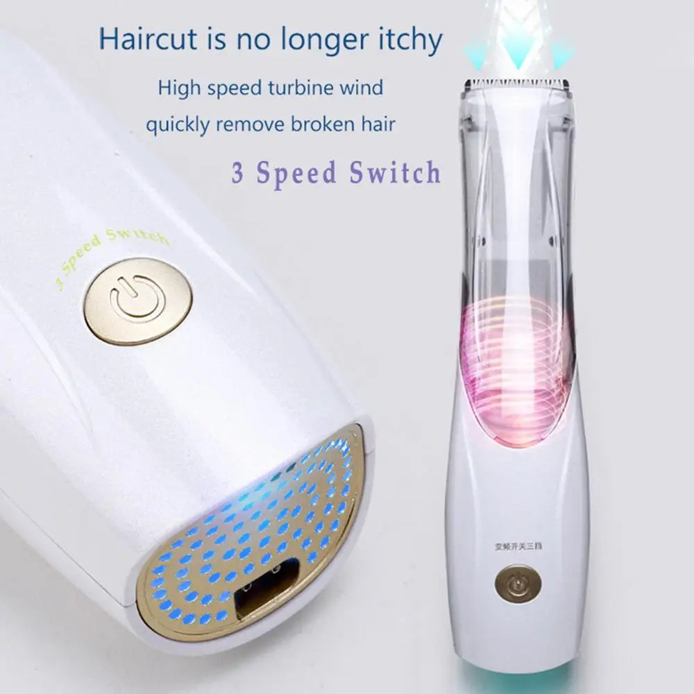 Dog Shaver Clipper 3-speed Cordless Pet Hair Clipper With Suction USB Vacuum Electric Dog Hair Trimmer Low Noise 1500mAh USB