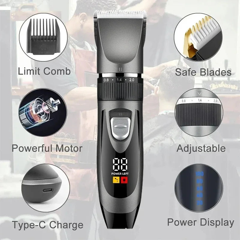Dog Clipper Dog Hair Clippers Grooming (Pet/Cat/Dog/Rabbit) Haircut Trimmer Shaver Set PetsFader Littlest pet shop Cat collar
