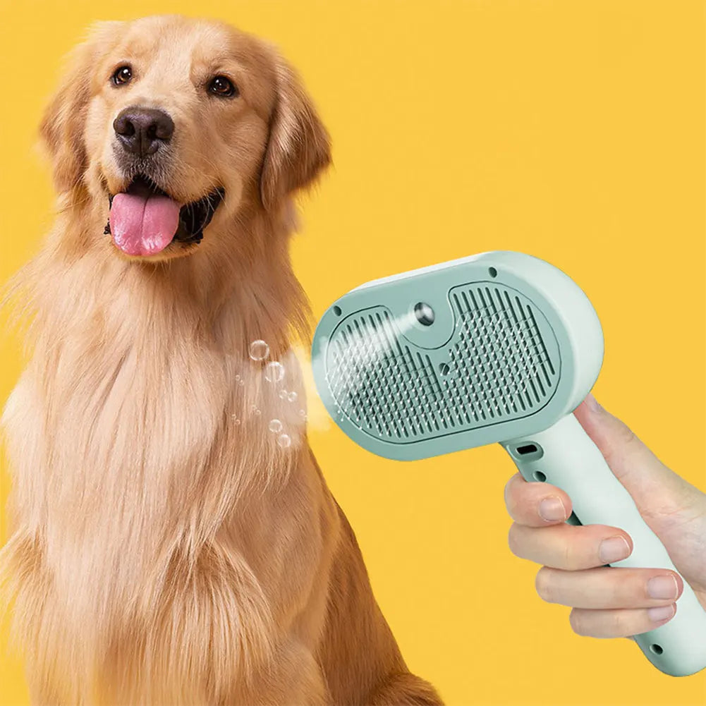 3 in 1 Cat Steam Brush Pet Spray Hair Removal Comb Cat Hair Brush Dog Brush for Shedding & Grooming for Cats Dogs Small Animals