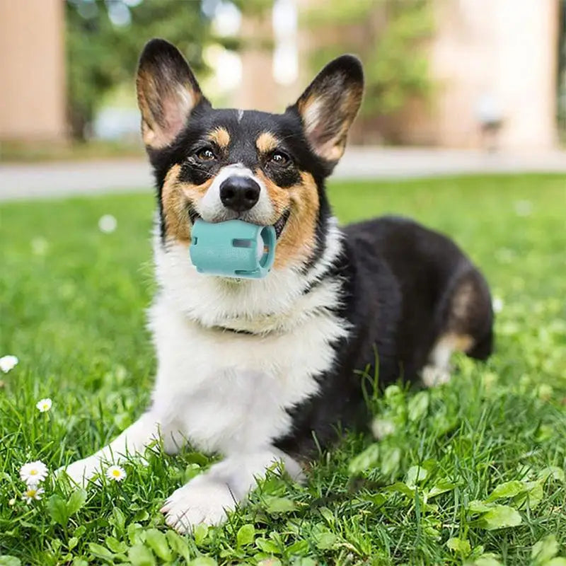 Puppy Teething Chew Ball Interactive Tumbling Puzzle Toy Dog Rubber Heavy Duty Tennis Ball Cup Toy For Small Dogs Little Dog