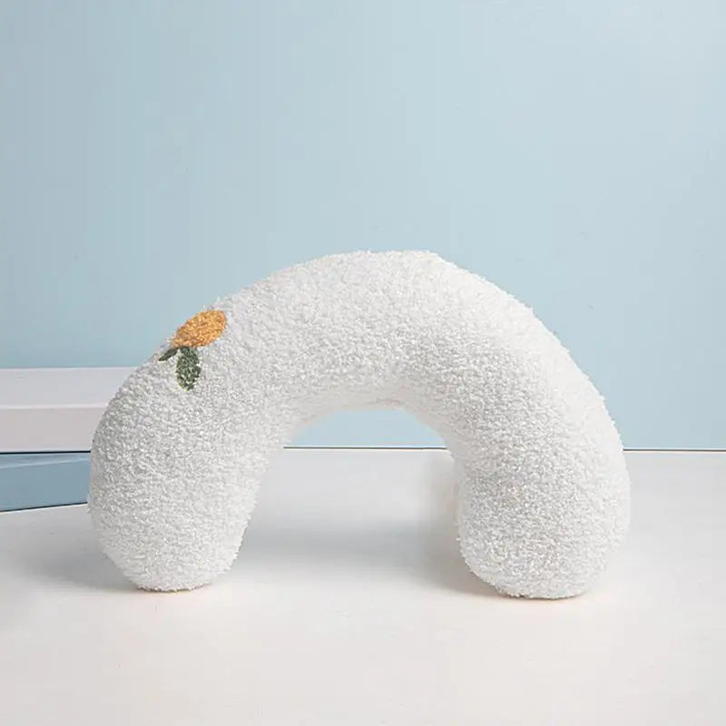 Cat Calming Pillow Cute Pet Pillow Soft U Shaped Cat Pillow Skin-Friendly Elastic Cushion Pet Accessories For Dogs Puppies