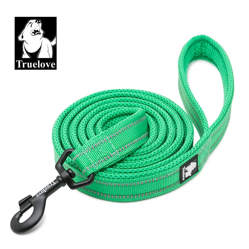 Truelove Soft Mesh Nylon Dog Leash Double Trickness Running Reflective Safe Walking Training Pet Dog Lead Leash Dropship TLL2112