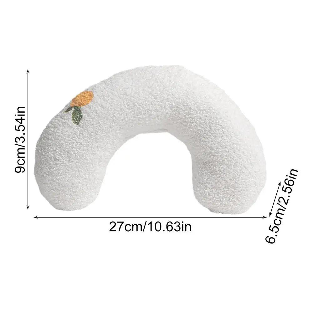 Cat Calming Pillow Cute Pet Pillow Soft U Shaped Cat Pillow Skin-Friendly Elastic Cushion Pet Accessories For Dogs Puppies