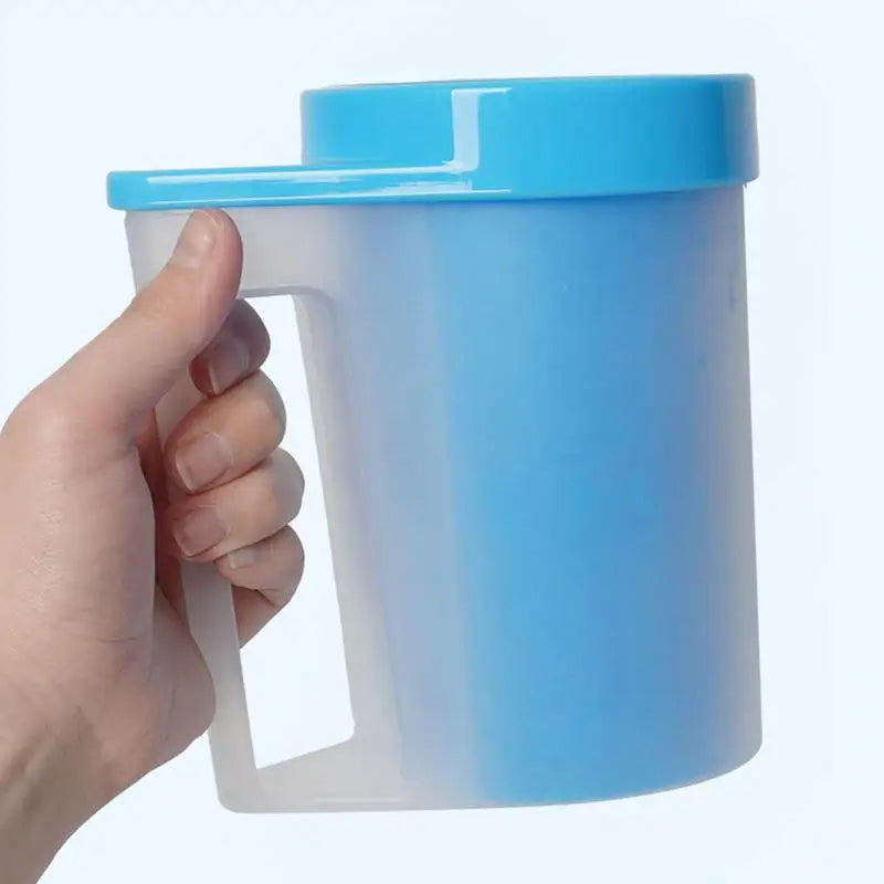 Dog Paw Cleaner Silicone Dog Paw Cleaner Cup With Cleaning Brush Portable Detachable Pet Cleaning Brush Cup Pet Food Cleaning