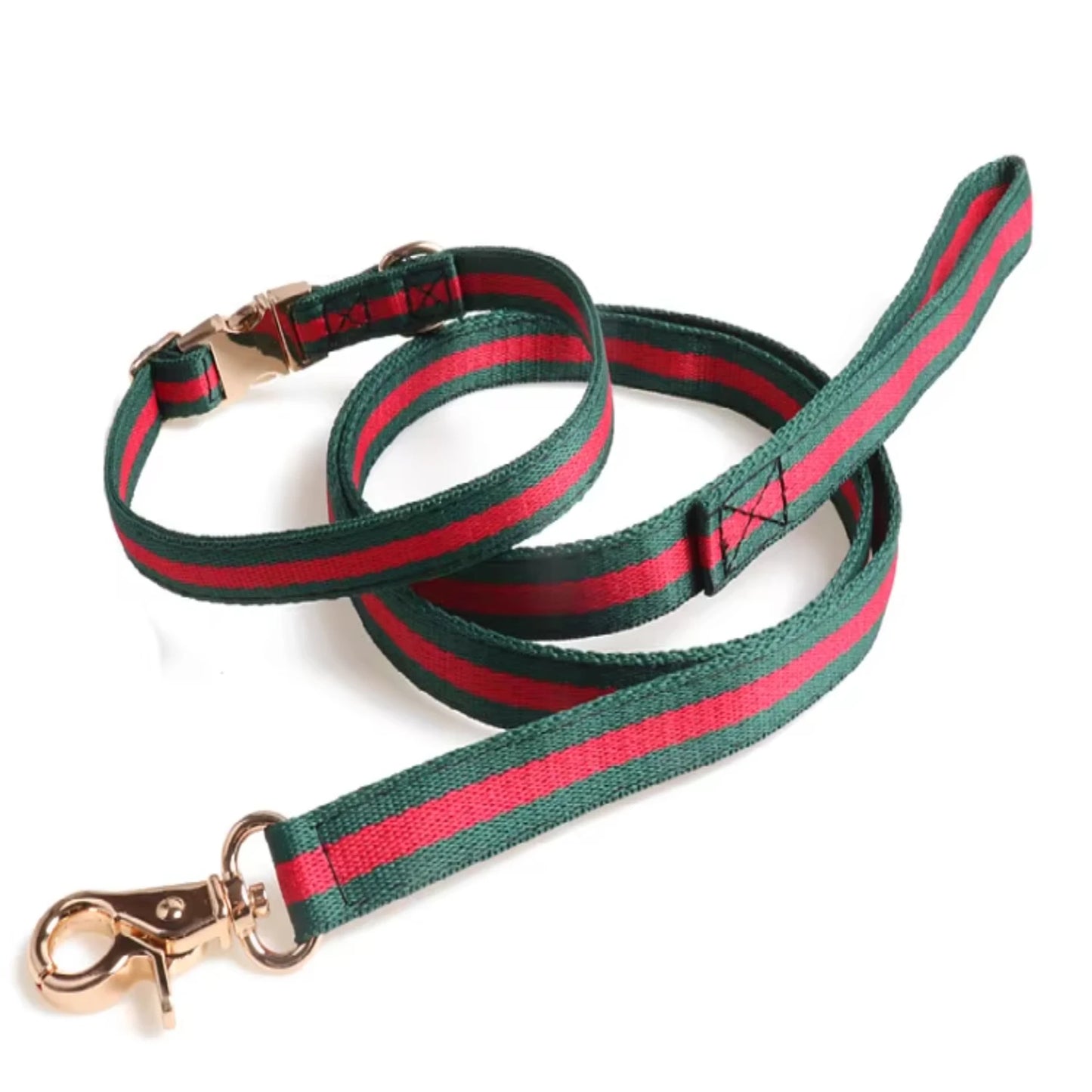 wholesale Adjustable luxury Nylon  with pet Leash Nylon  for puppy midium dog