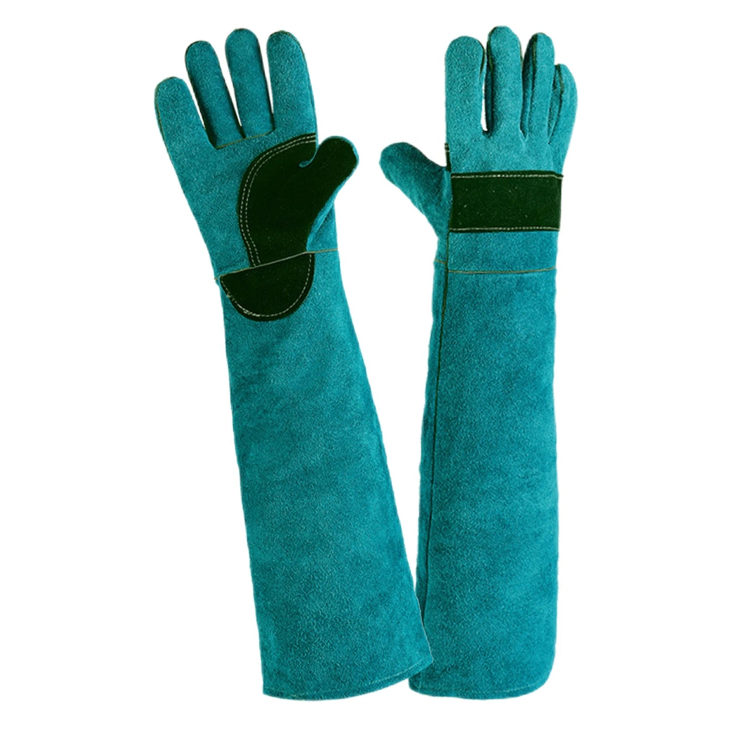 Animal Anti-Bite Gloves Durable Leather Protective Handling Gloves 45/60cm Length Cutting-proof And Anti-thorn Pet Handling Tool