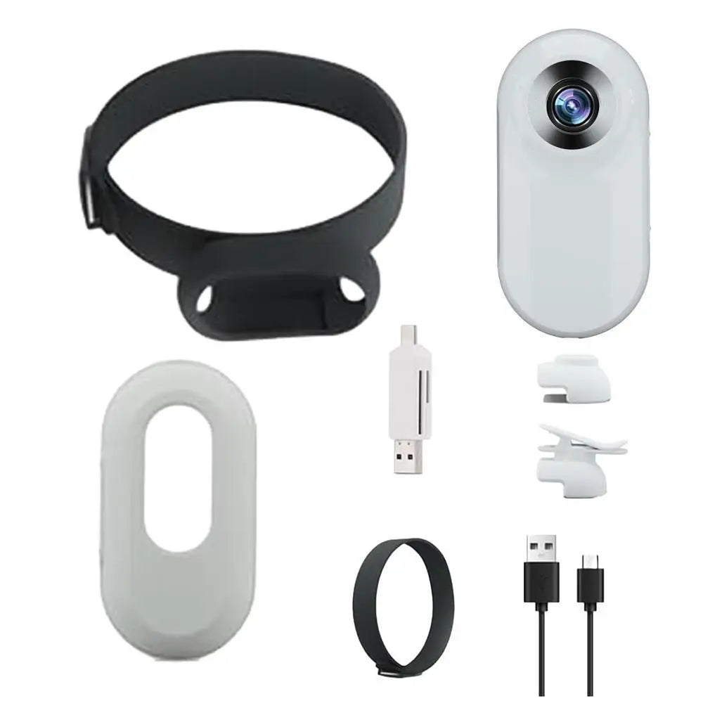 Pet Collar Camera HD 1080p Mini Sports Camera With Screen Video Recording Outdoor Wireless Camera Collar Pet Cat Safety Supplies