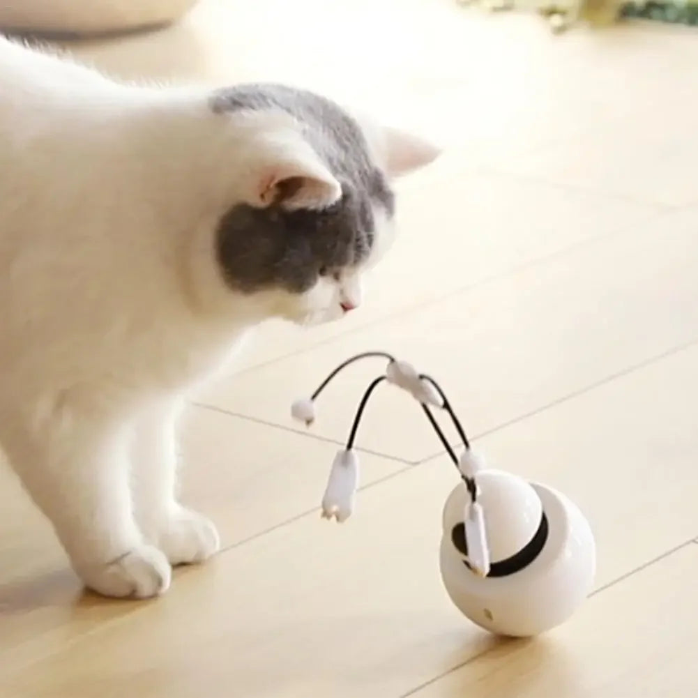Funny Cat Toy 3 In 1 Multifunctional Robot Tumbler 360 Degree Automatic Rotating Cat Interactive Toy Smart Cat Toy Drop Shipping