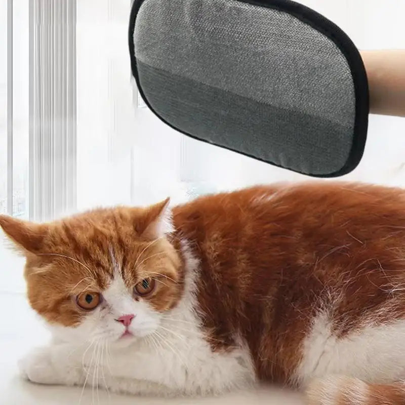 Double-Sided Pet Grooming Gloves Multifunctional Pet Hair Remover Glove Cat Grooming Hair Comb for Bath Clean Massage For Animal