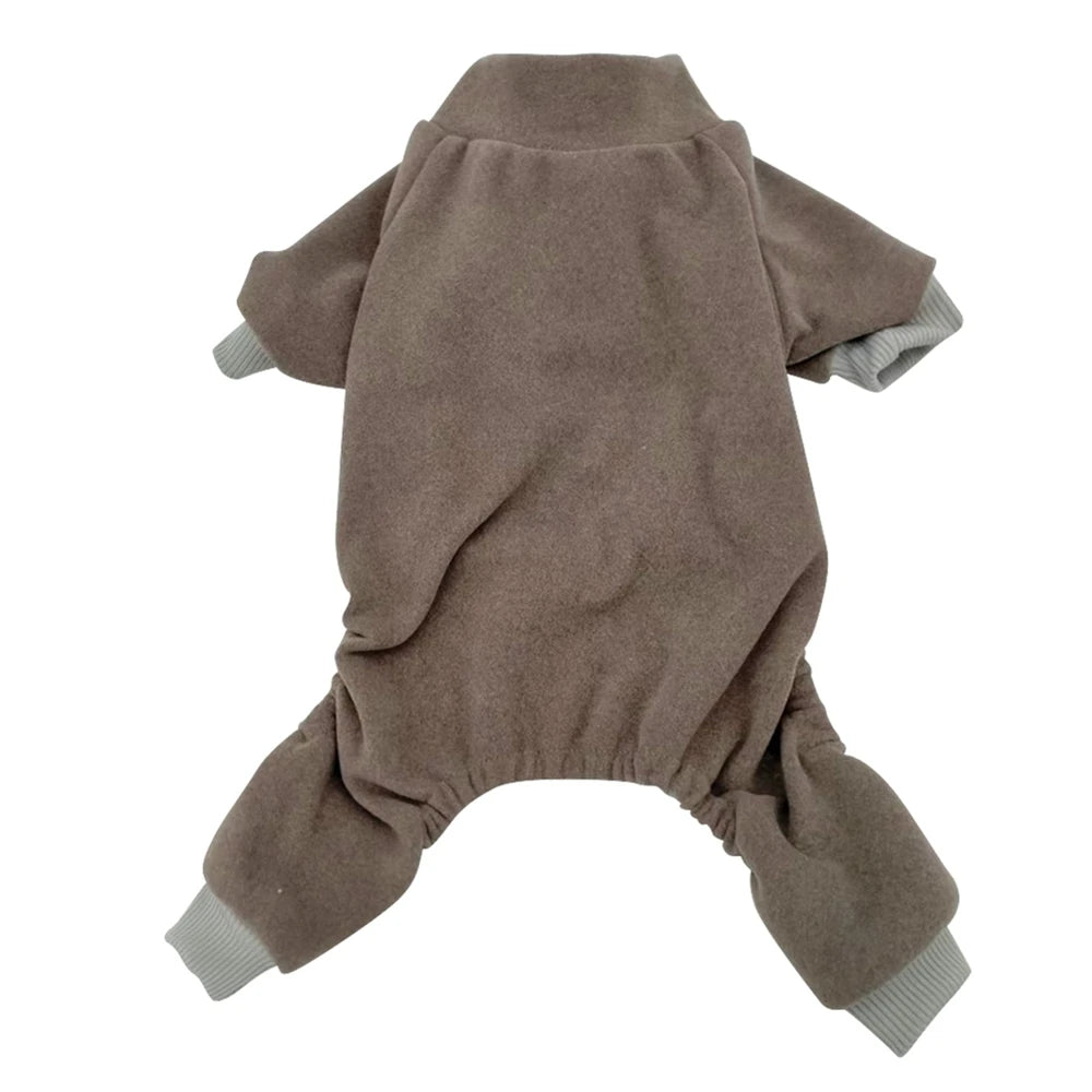 Dog Cat Jumpsuit Pajama Winter Dog Clothes Pet Puppy Tracksuit Cat Puppy Chihuahua Pomeranian Nightshirt Pants