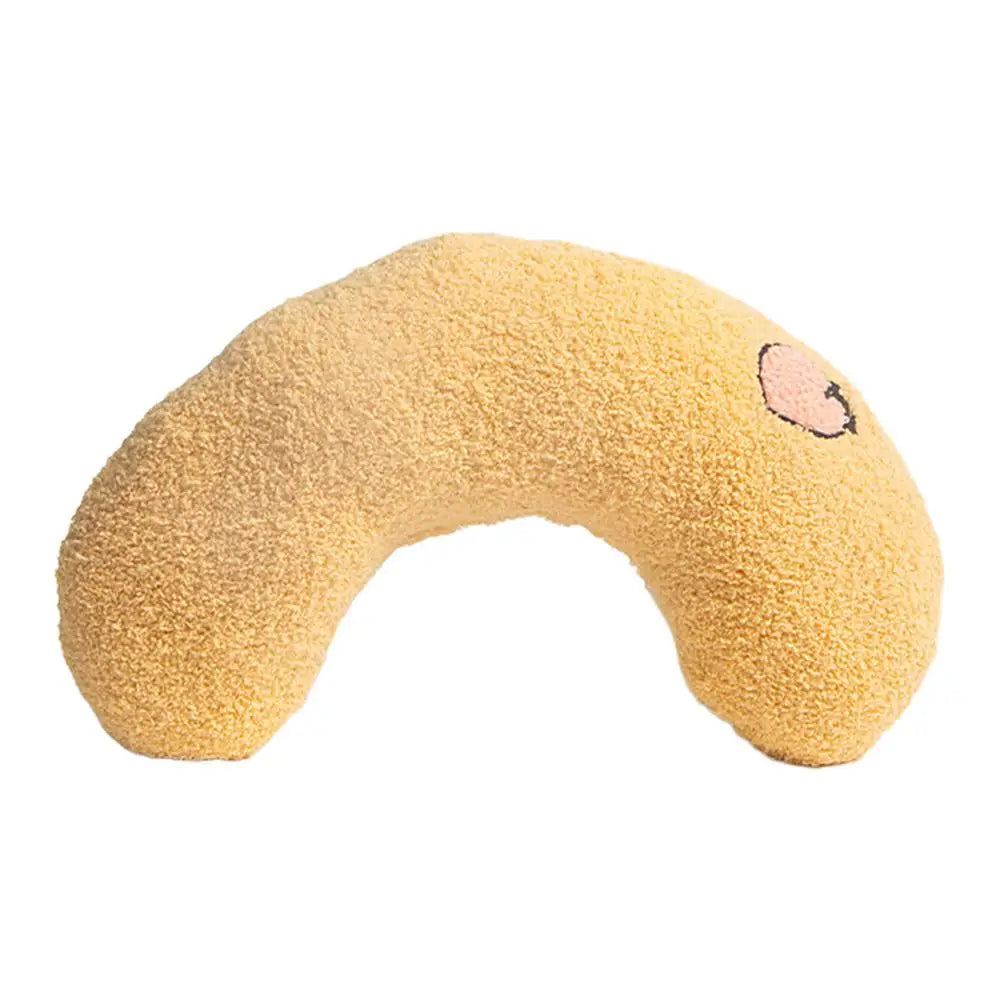 Cat Calming Pillow Cute Pet Pillow Soft U Shaped Cat Pillow Skin-Friendly Elastic Cushion Pet Accessories For Dogs Puppies