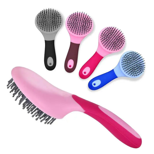 Horse Hair Comb Multipurpose Cleaning Massage Comfortable Horse Grooming Brush for Cats Dogs Long Haired Pets Horse Massage Comb